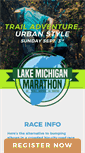 Mobile Screenshot of lakemichiganmarathon.com